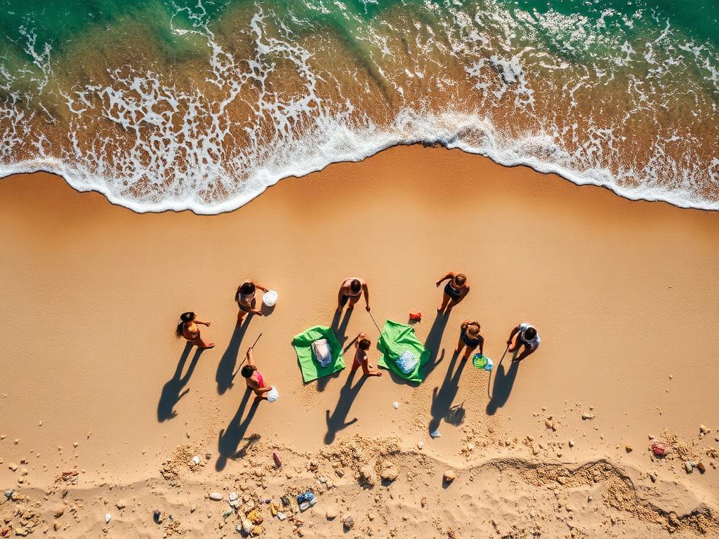 Ação de limpeza retira 2 toneladas de plástico das praias do Rio